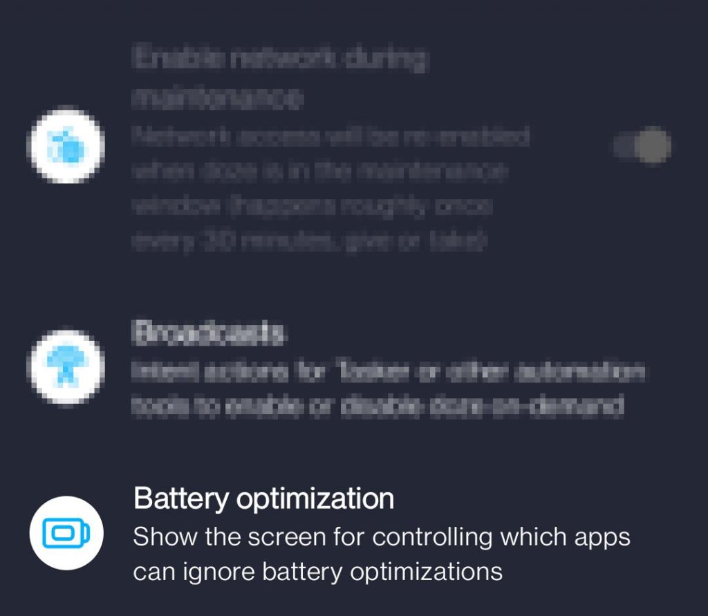 Naptime - Battery Optimization